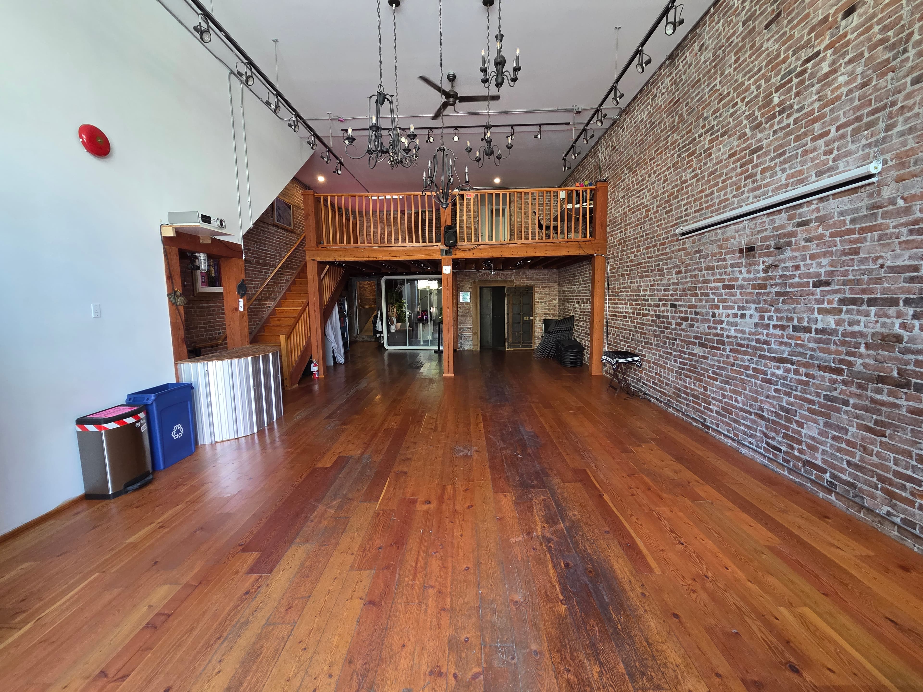 An overhead shot of the the DCTRL event space